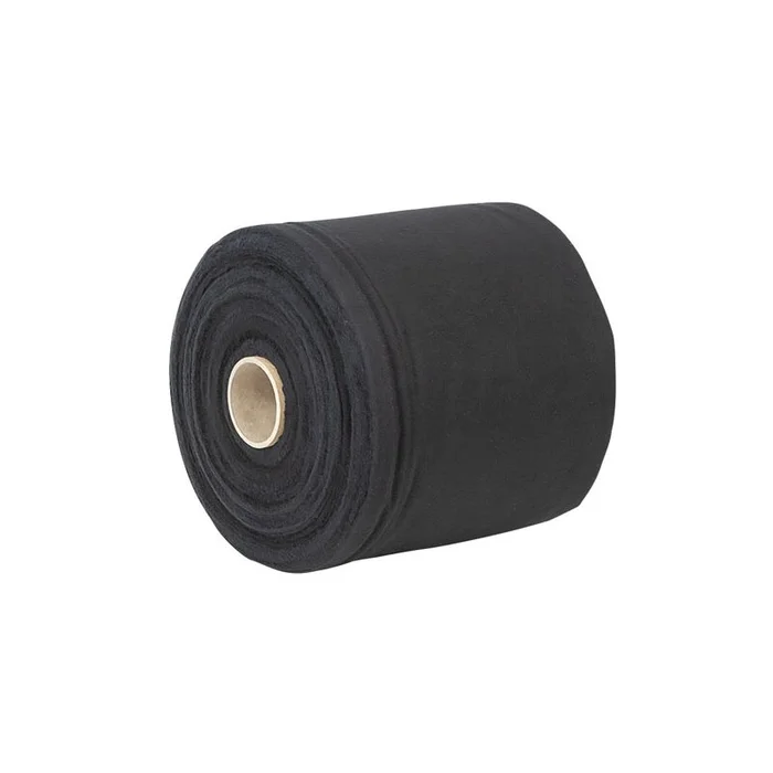 Wentex – Deko-Molton, black, roll, 20cm 60m x 20cm