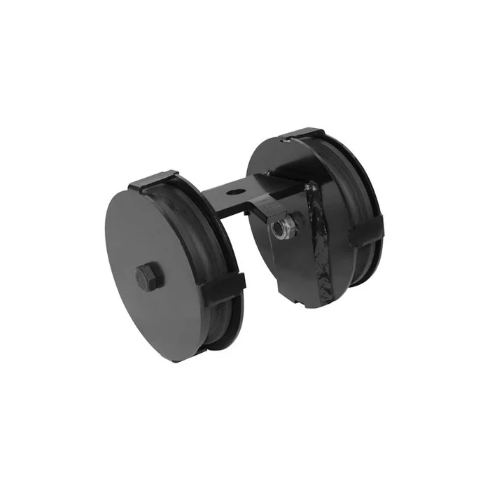Wentex – Eurotrack – Double Wheel Pulley – 85mm Schwarz