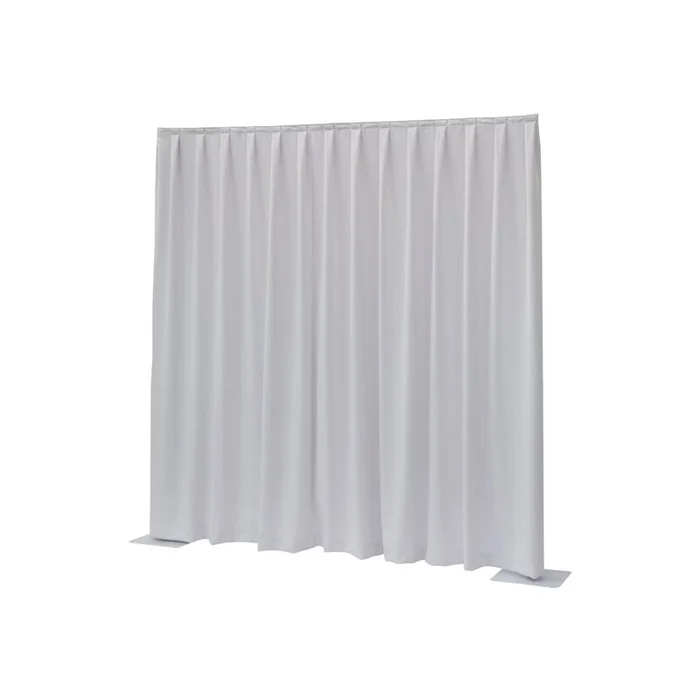 Wentex – P&D curtain – Dimout Gefaltet, 300 (B) x 400 (H) cm, 260 g/m2, weiß