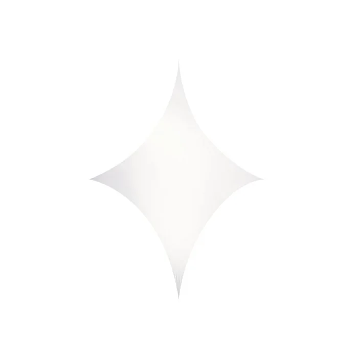 Wentex – Stretch Shape Diamond 500cm x 250cm, Weiß