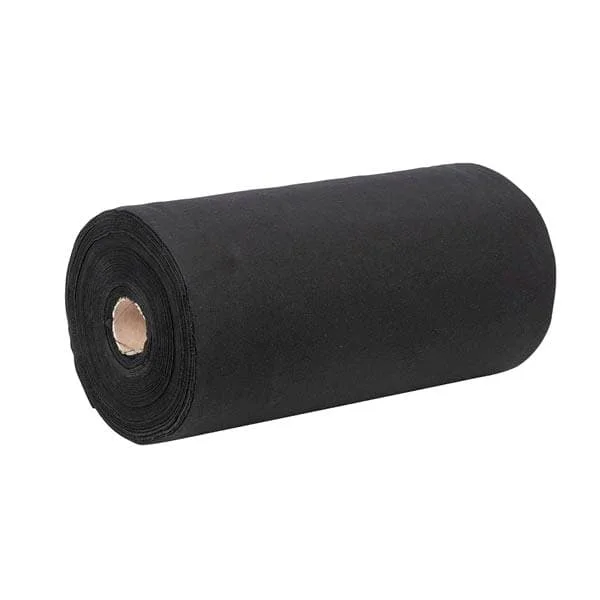 Wentex Deko-Molton, black, Rolle, 40cm x 60meter