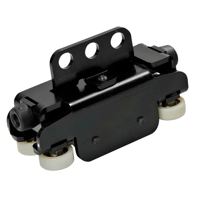 WENTEX Eurotrack – Heavy Duty (HD) Runner, Black 4 x 4 Rollen