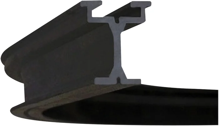 WENTEX Eurotrack – Kurve 90° – Schwarz R=1000 mm