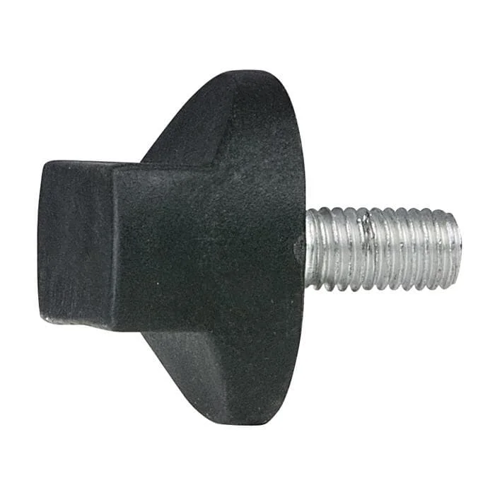 Wentex P&D Rotary knob, schwarz, Knebelschraube für Steher M10x20