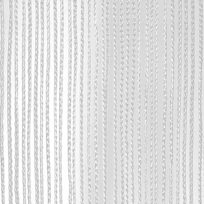 Wentex P&D String Curtain White, Fadenvorhang, 220 g/m², 4m lang, Weiß, incl velcro
