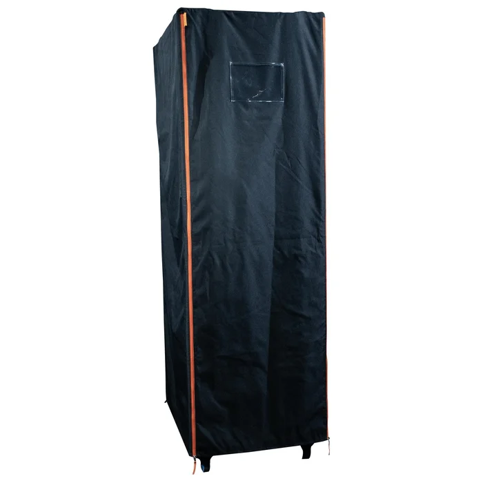 Wentex P&D Trolley-Abdeckung – Für Pipe & Drape Transportwagen – schwarz/orange