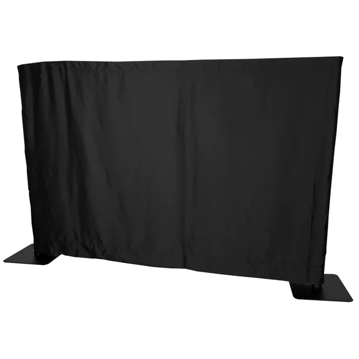Wentex P&D Vorhang MGS glatt 280 x 120cm schwarz – 175 g/²