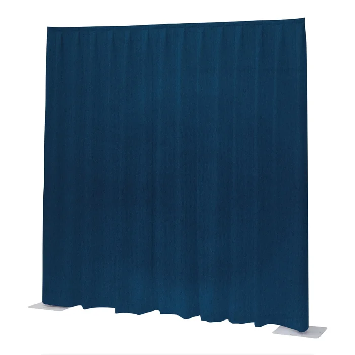 Wentex P&D Vorhang Napoli Velvet – Königsblau – 11′ x 14′ (B x H) – plissiert