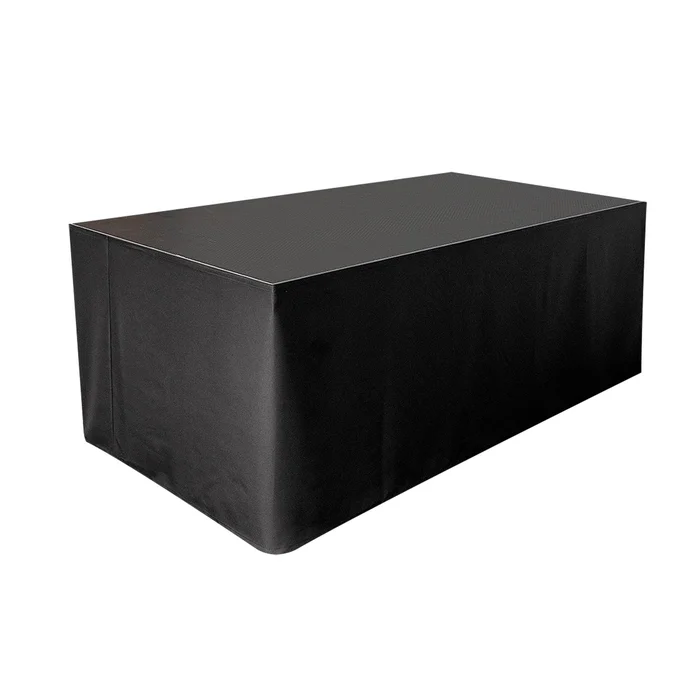 Wentex Stage Skirt Bühnenverkleidung MCS 300 g/m² – Schwarz -7,62 m x 40,64 cm (B x H) – glatt