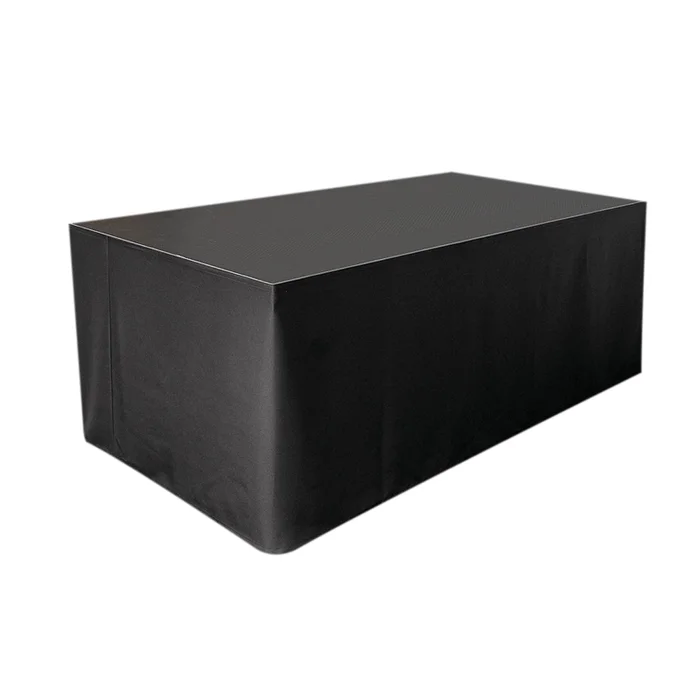 Wentex Stage Skirt Bühnenverkleidung MCS 300 g/m² schwarz – 620 x 100 cm (W x H) – glatt