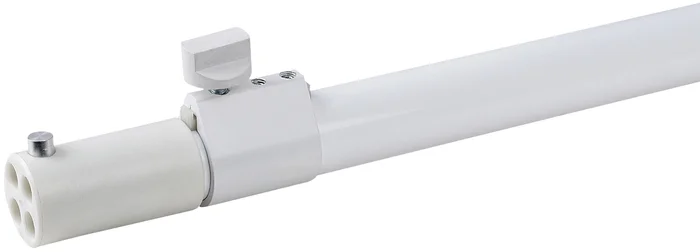 WENTEX Teleskop-Kleiderständer – 2-fach 180 – 300 cm (H) – weiß