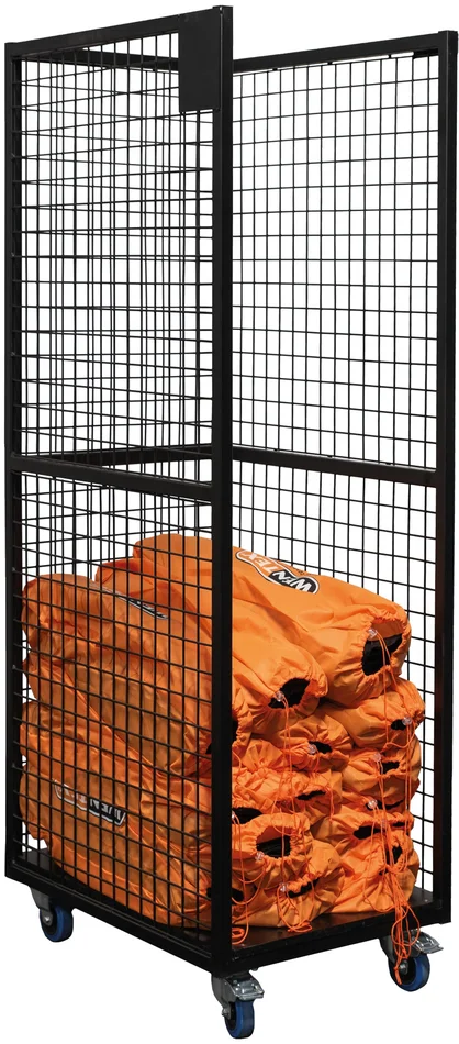 WENTEX Trolley für Hintergrundvorhänge – volle Größe, 180 cm hoch