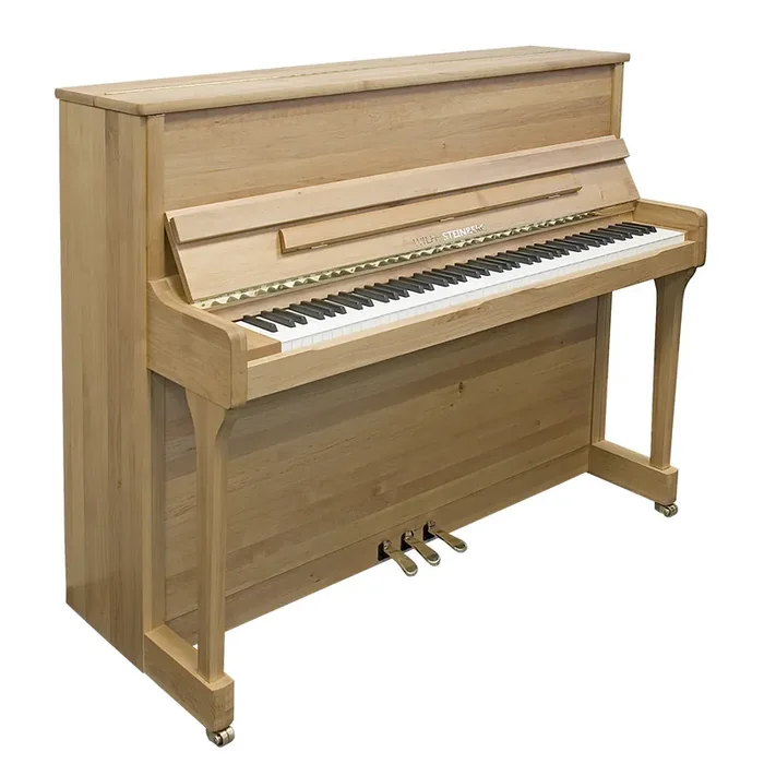 Wilhelm Steinberg Klavier S117 Erle massiv, inkl. Klavierbank