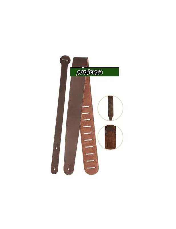 WING STRAP WS-281 LEATHER STRAP BROWN CORREA DE PIEL P&P STRAP