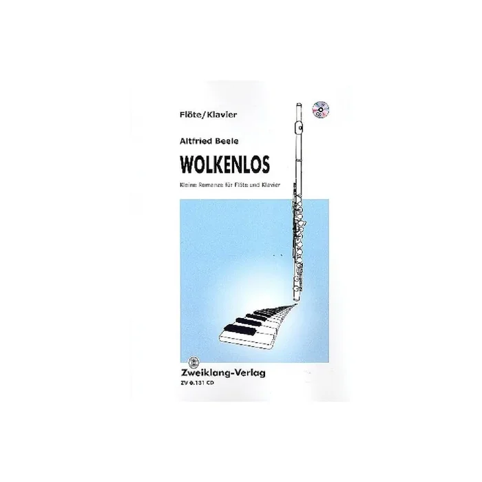 Wolkenlos (+CD) für Flöte und Klavier