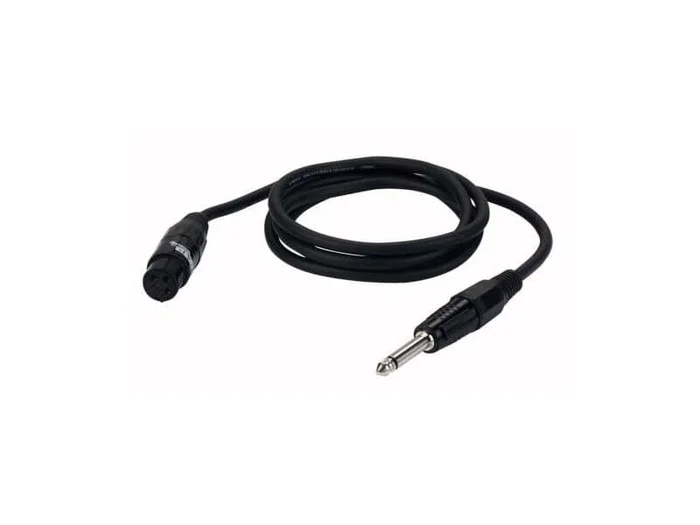 XLR Female auf Klinke Mono schwarz 150cm